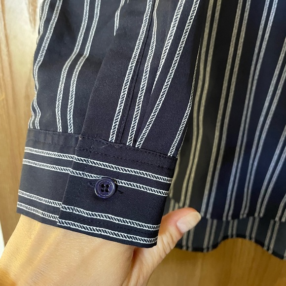 MICHAEL Michael Kors Size Small Zippered Long Sleeve Blouse - Picture 8 of 11